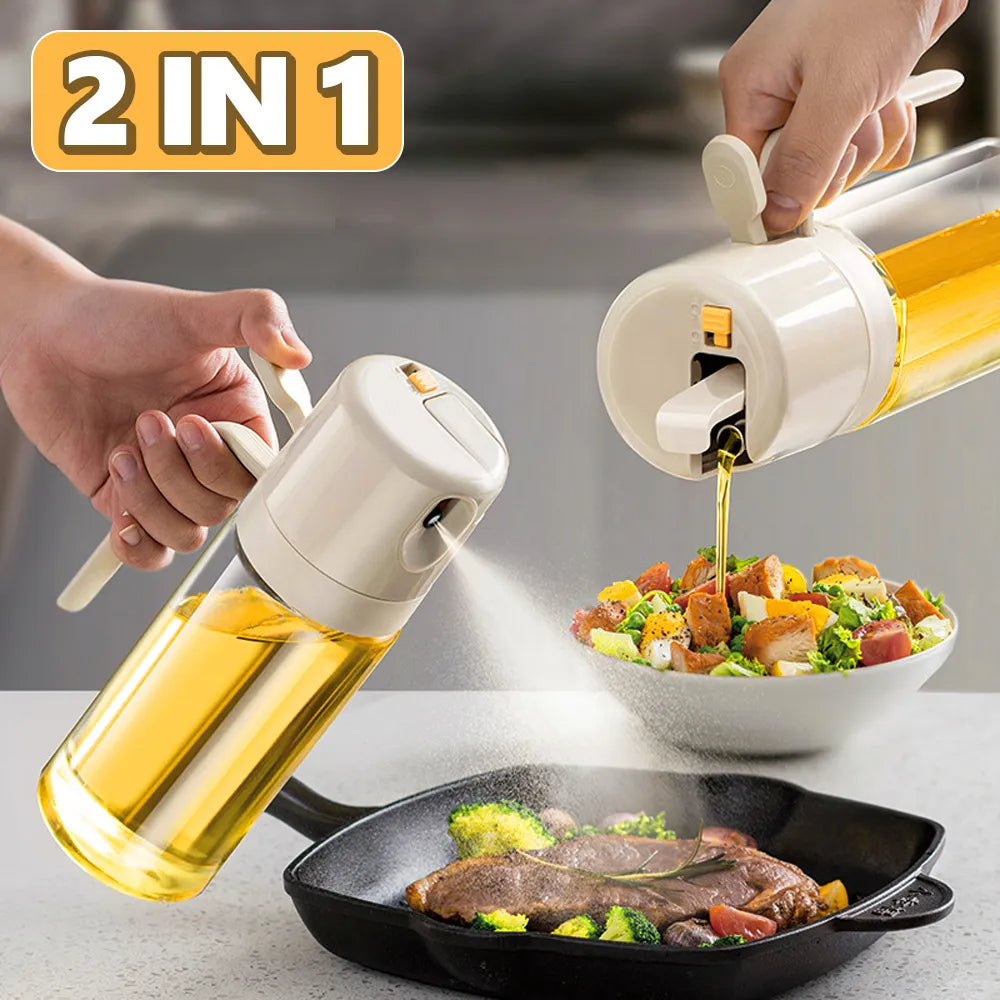 Kitchen 2 In 1 Oil Sprayer Bottle